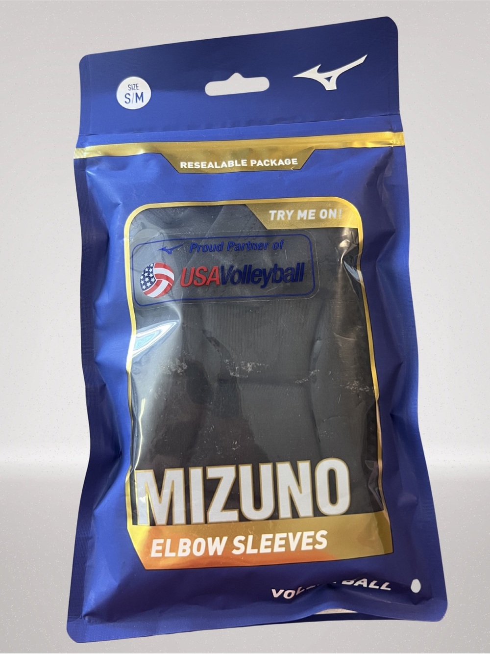Mizuno MZO Volleyball Elbow Sleeves Black S/M NIP USA Volleyball